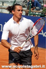 Tomas Tenconi in azione a Napoli Posillipo 2008